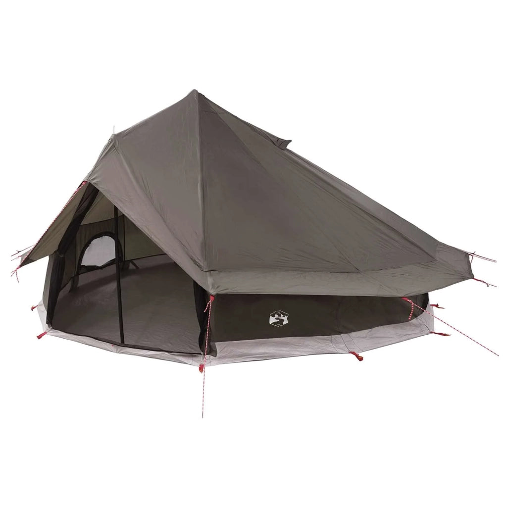 Tenda Tipi con tetto Marrone Grigio 700 x 700 x 395 cm 42029020