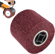 Schuurborstello di 120 corpi - rullo abrasivo per borstello - set di rulli abrasivi per macchina da raschiare - rullo a seta - set di borsette in nylon per preparazione superfici per lucidatura.