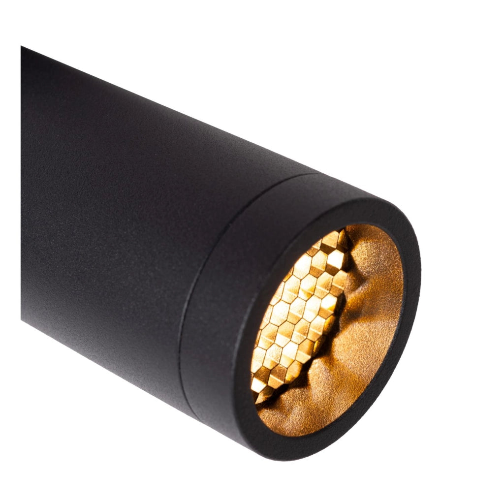 Faretto soffitto GRADO 3 luci nero rotondo MR11 Lucide