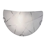 APPLIQUE SANDRINA GRANIGLIA RIGHE TRASP. 30X15 CM