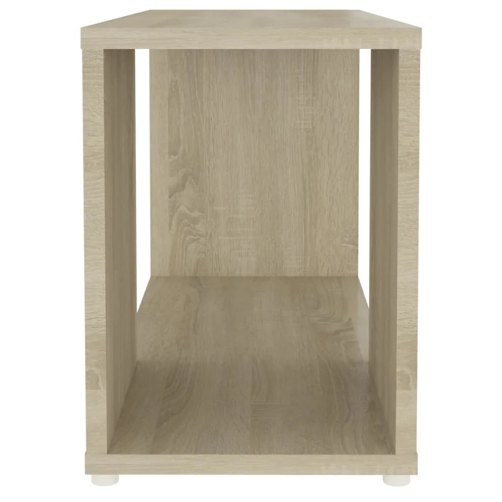 Mobile TV multimediale mensola TV credenza TV sala da pranzo soggiorno camera da letto rovere Sonoma 60 x 24 x 32 cm legno ingegnerizzato marrone 02_0027527