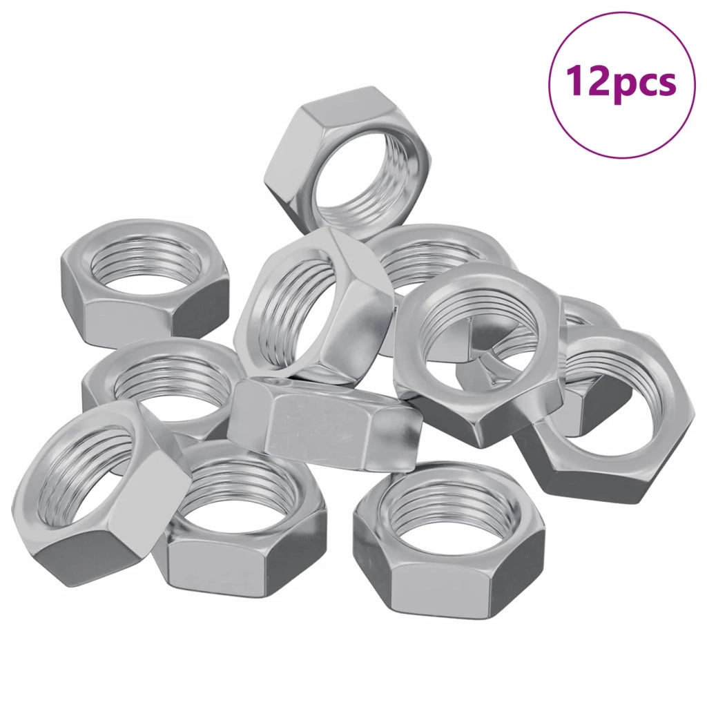 Dado esagonale 12 pz Argento M6 Metallo CFW6947621