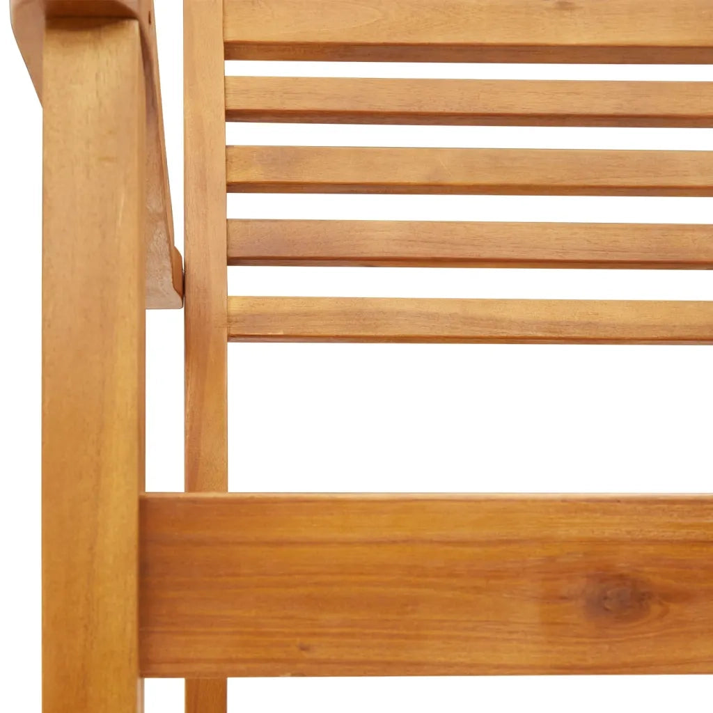 Sedie da Giardino 2 pz | Sedie da Esterno 59x55x85 cm Legno Massello di Acacia