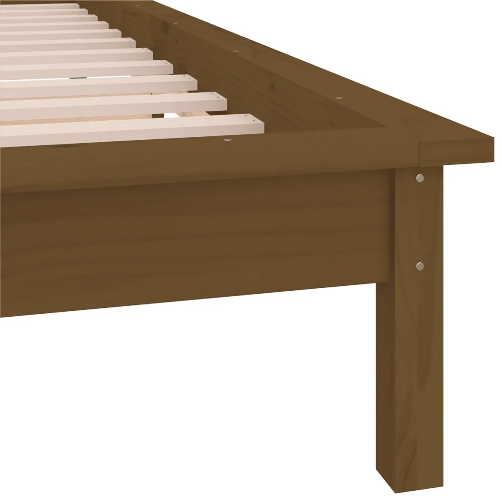 Giroletto con LED senza Materasso Ambra 100x200 Legno Massello 820599