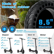 Cinghia in gomma massiva per scooter elettrico 8,5 pollici (216 cm) - Cinghia di ricambio in lega di alluminio leggera