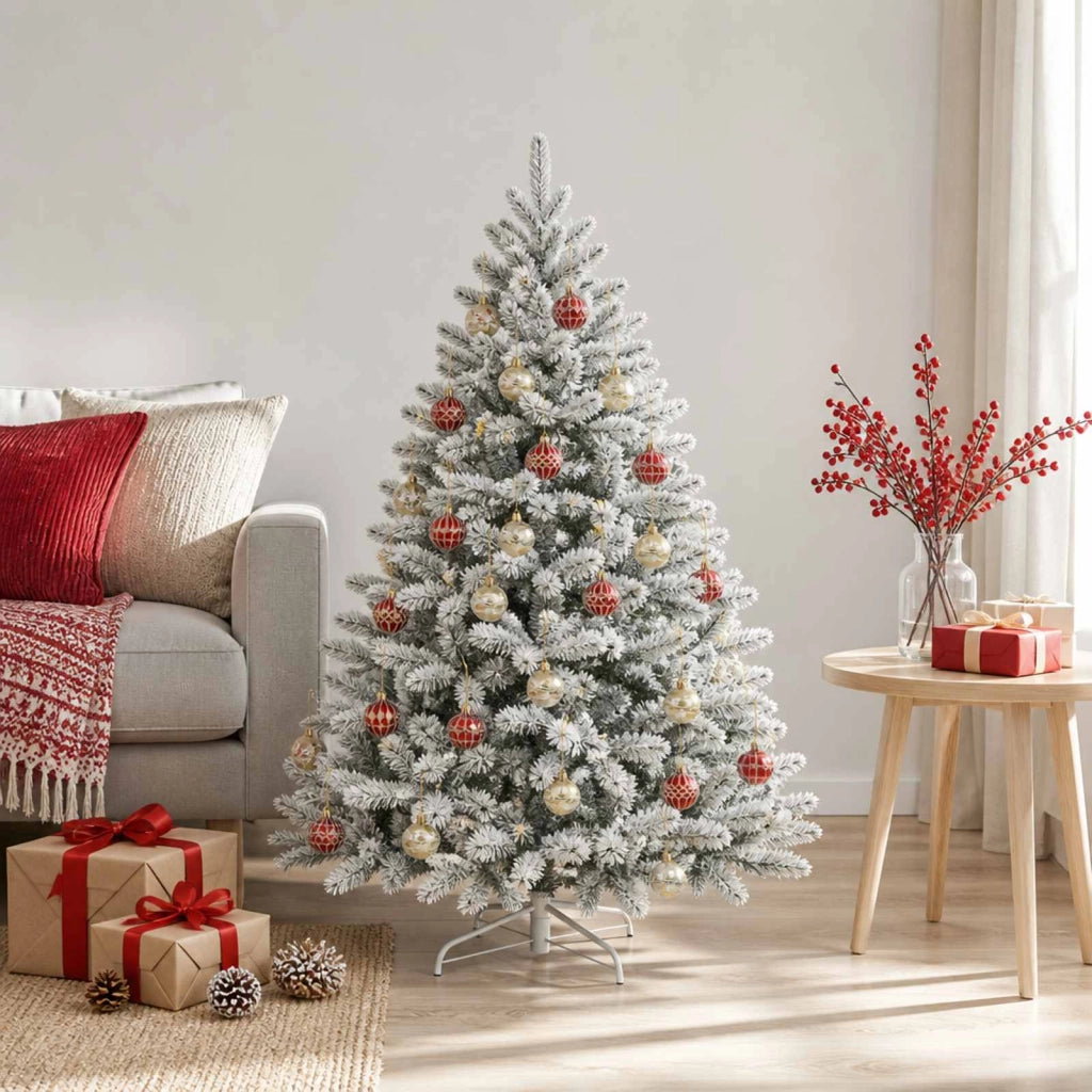 Set di Palline di Natale 32 pz Oro e Rosso Ø 6 cm Plastica 42053242