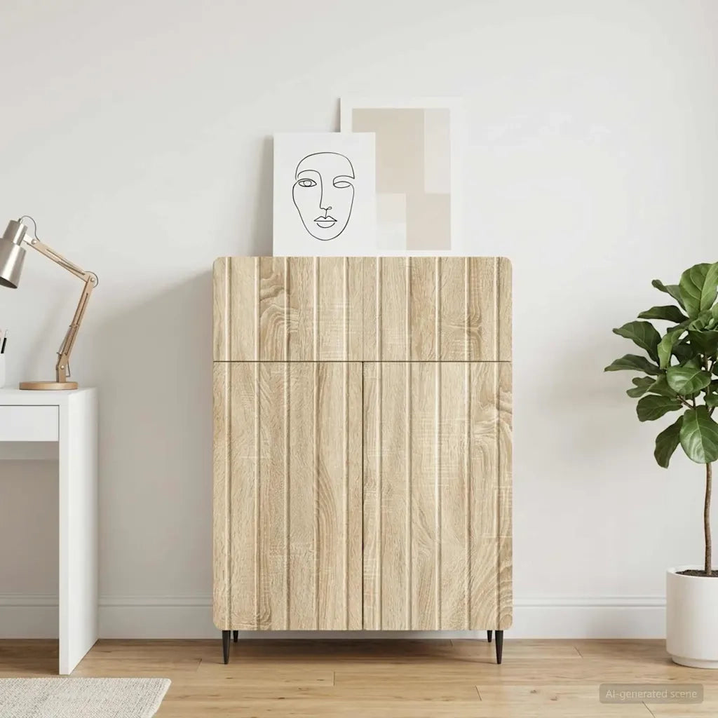 Credenza Rovere Sonoma 66 x 34,5 x 92 cm Legno ingegnerizzato 894407