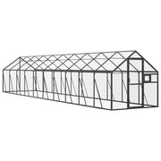 Voliera a gabbia 1,79 x 10 x 1,85 m alluminio antracite 02_0045631