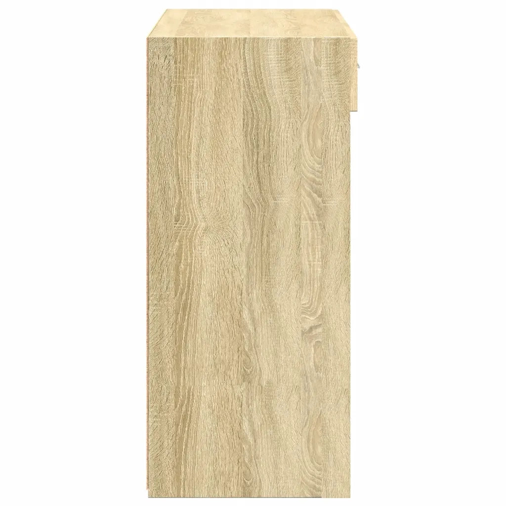 Credenza Rovere Sonoma 80x42,5x93 cm in Legno Multistrato