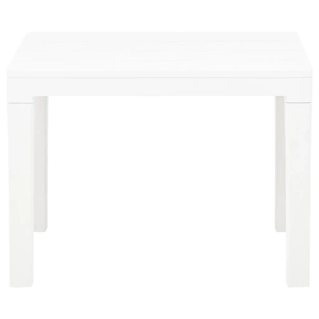 Panchine da Giardino 2 pz Bianco in Plastica