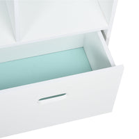 Libreria Scaffale Portagiochi per Cameretta 82x30x126 cm  Bianca