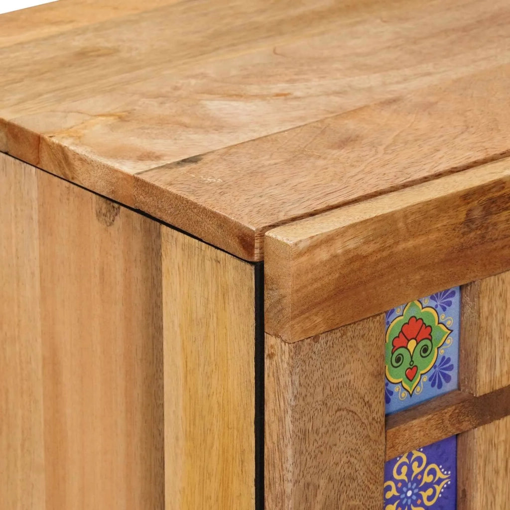 Set di mobili per il bagno con cassetto 3 pcs Naturale