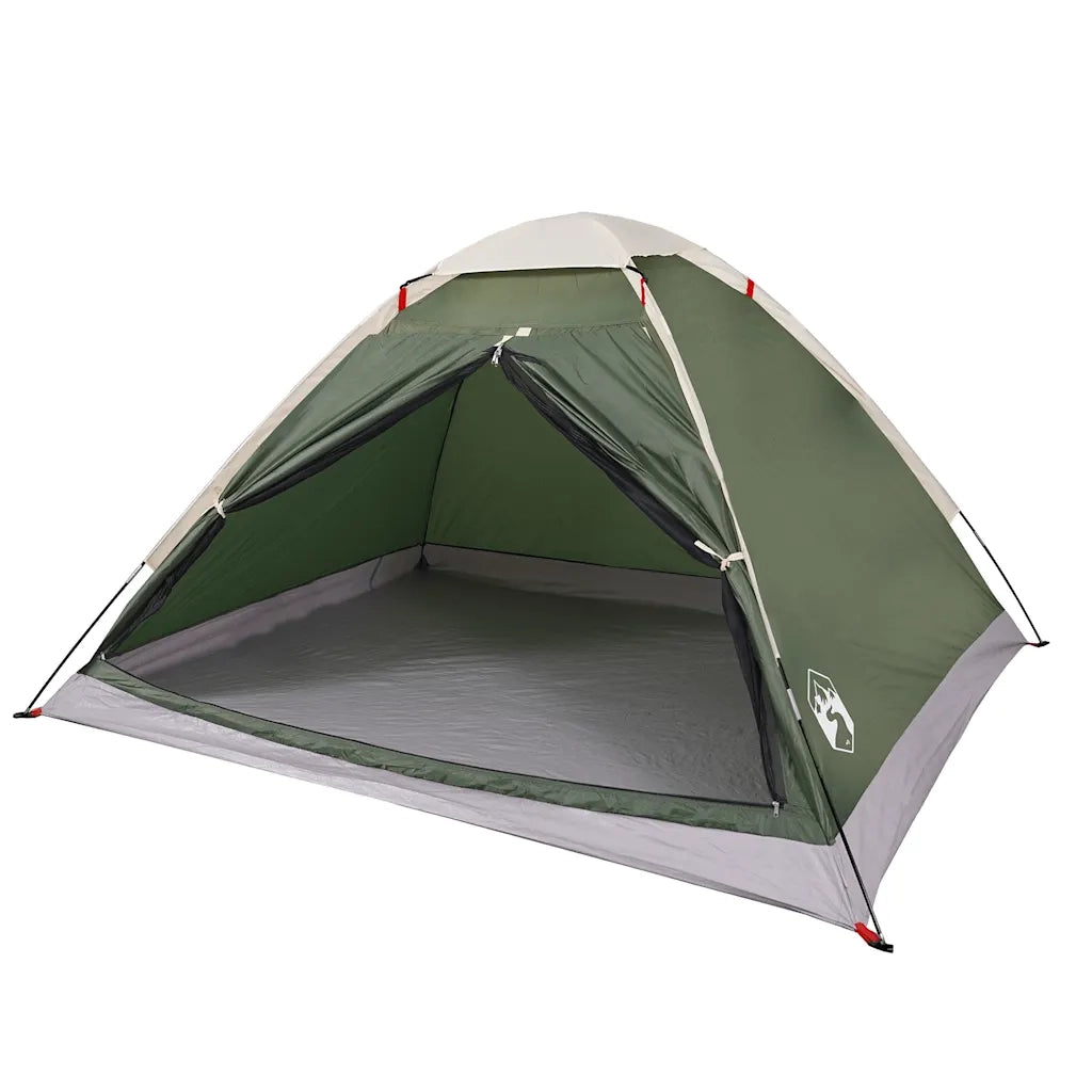 Tenda da Campeggio a Cupola per 2 Persone Verde Impermeabile 94759
