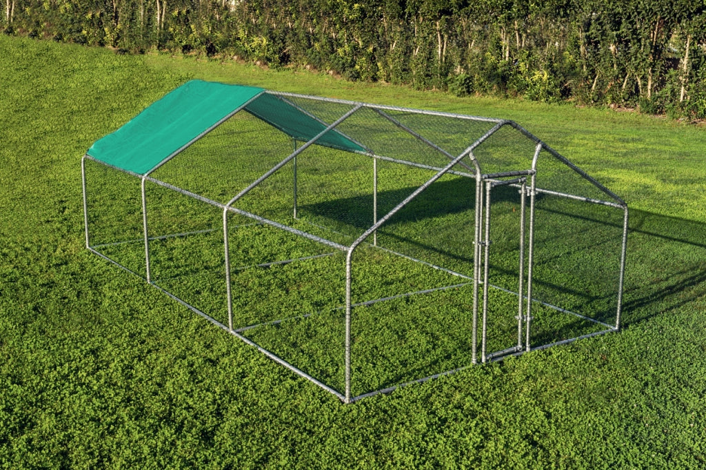 Gabbia per animali da esterno - Recinto per Polli 3 x 6m x 2m H  - 18 mq