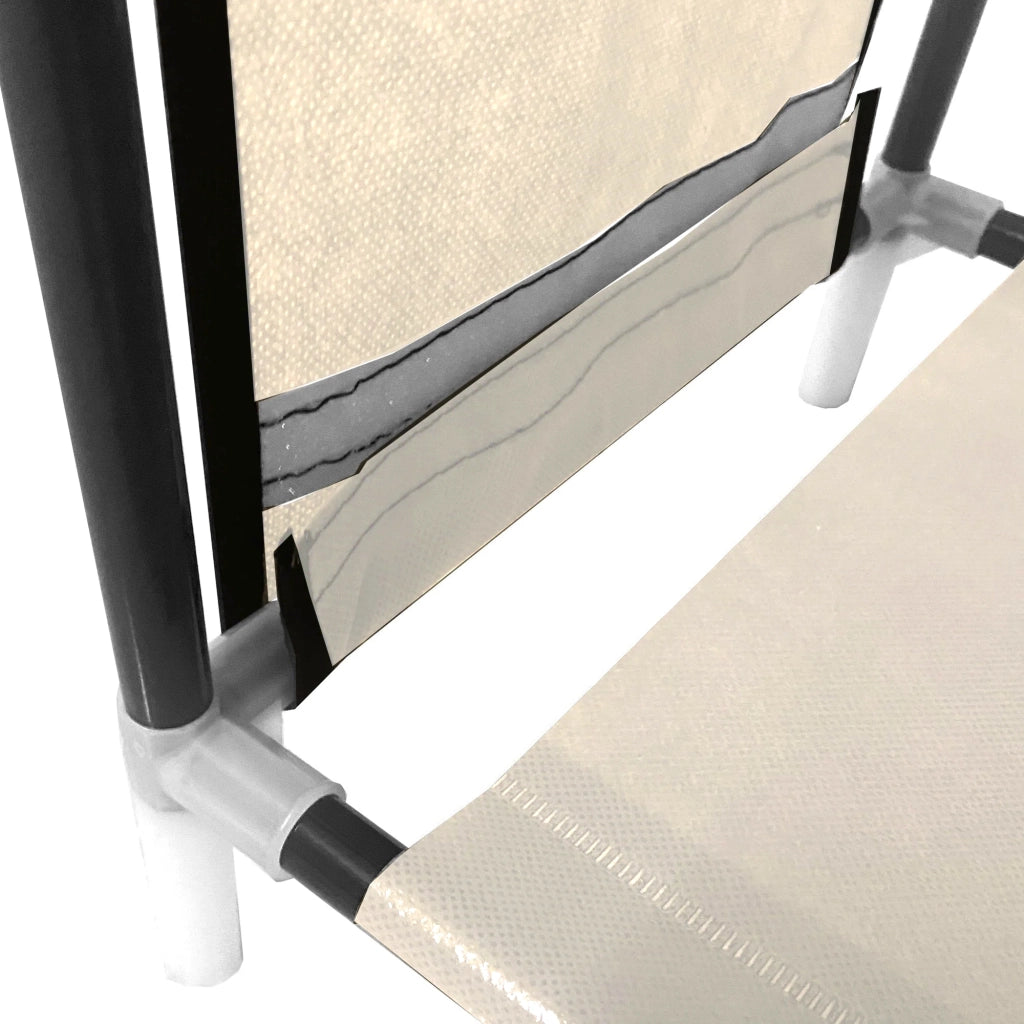 Scarpiera in tessuto, 6 ripiani, 18 paia | Appendino laterale con 3 tasche | Realizzata in PVC e tessuto non tessuto | Organizzatore per scarpe | 46x27x108 cm
