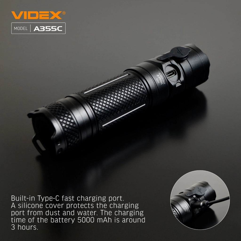 Torcia tattica Videx VLF-A355C 20W 4000lm 185m IP68