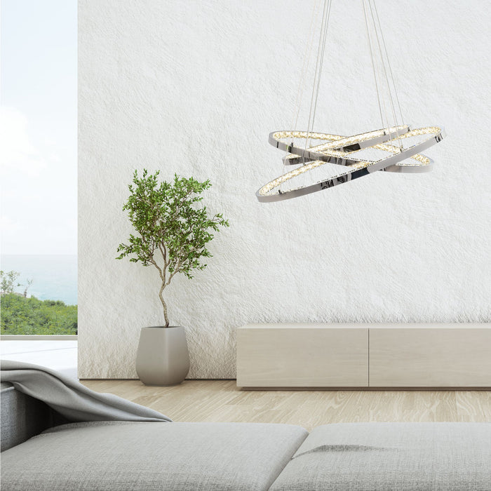 Lampada A Sospensione In Cristallo APP772-3CP