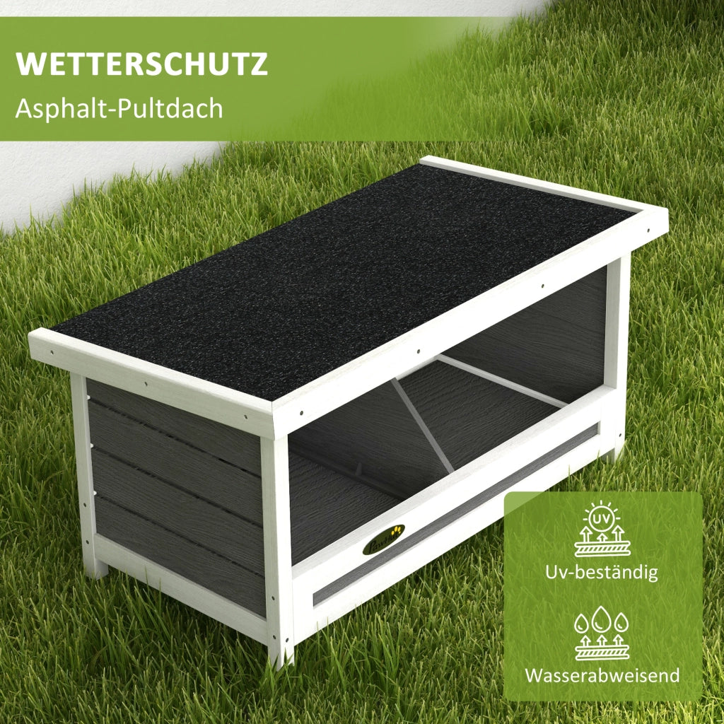 Nido per Galline ¨C zephmum ¨C Naturale e Nero 66x37x34 cm