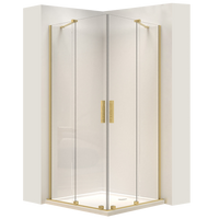 Cabina Doccia Rea Montana Double Gold Brush 80x80