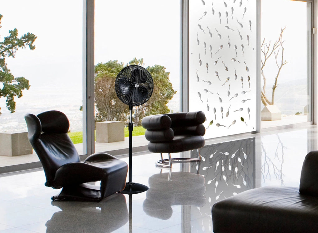 MAYBE LIFE - Pannello in PVC traforato - Parasole Misura: 73x148 cm, Colore: bianco