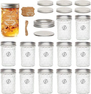 Set di contenitori per overnight oats in vaso di mason - contenitori per muesli - set di contenitori per havermout - set di contenitori per ontbijt - 4pz - 500ml - 450ml - 400ml - 350ml