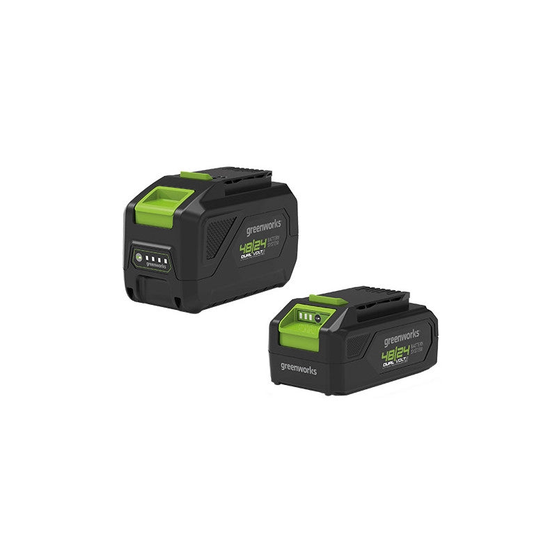Batteria a batteria dual-volt 48/24 V 2 Ah – Greenworks G4824B2