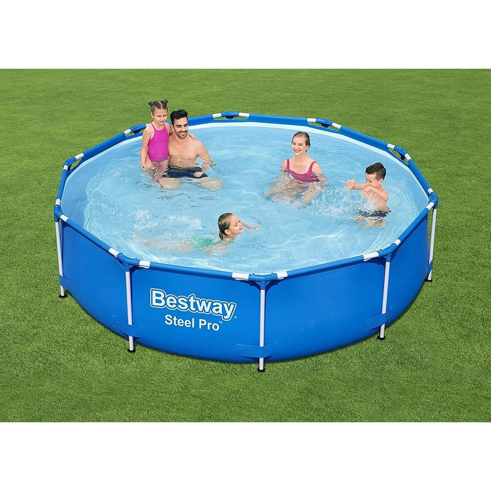 Trade Shop - Piscina Fuori Terra Steel Pro 305x76cm Set Rotonda Con Pompa Di Filtraggio 56679 -