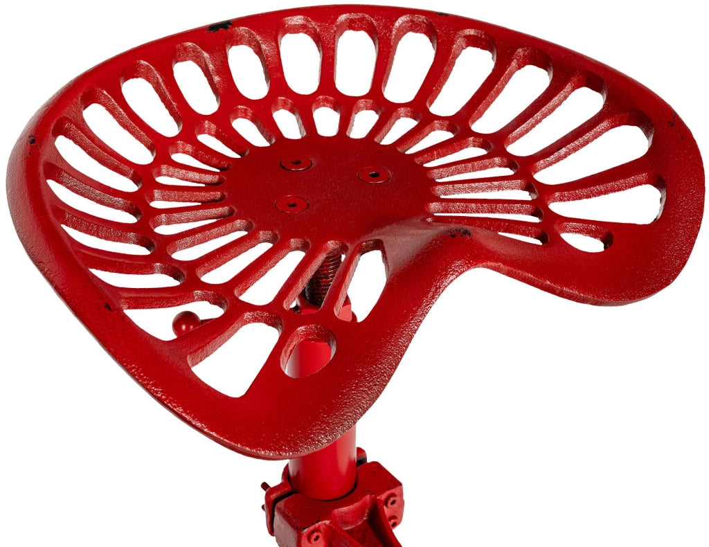 Set 2 Sgabelli Bar industriali Butch In Ghisa rosso