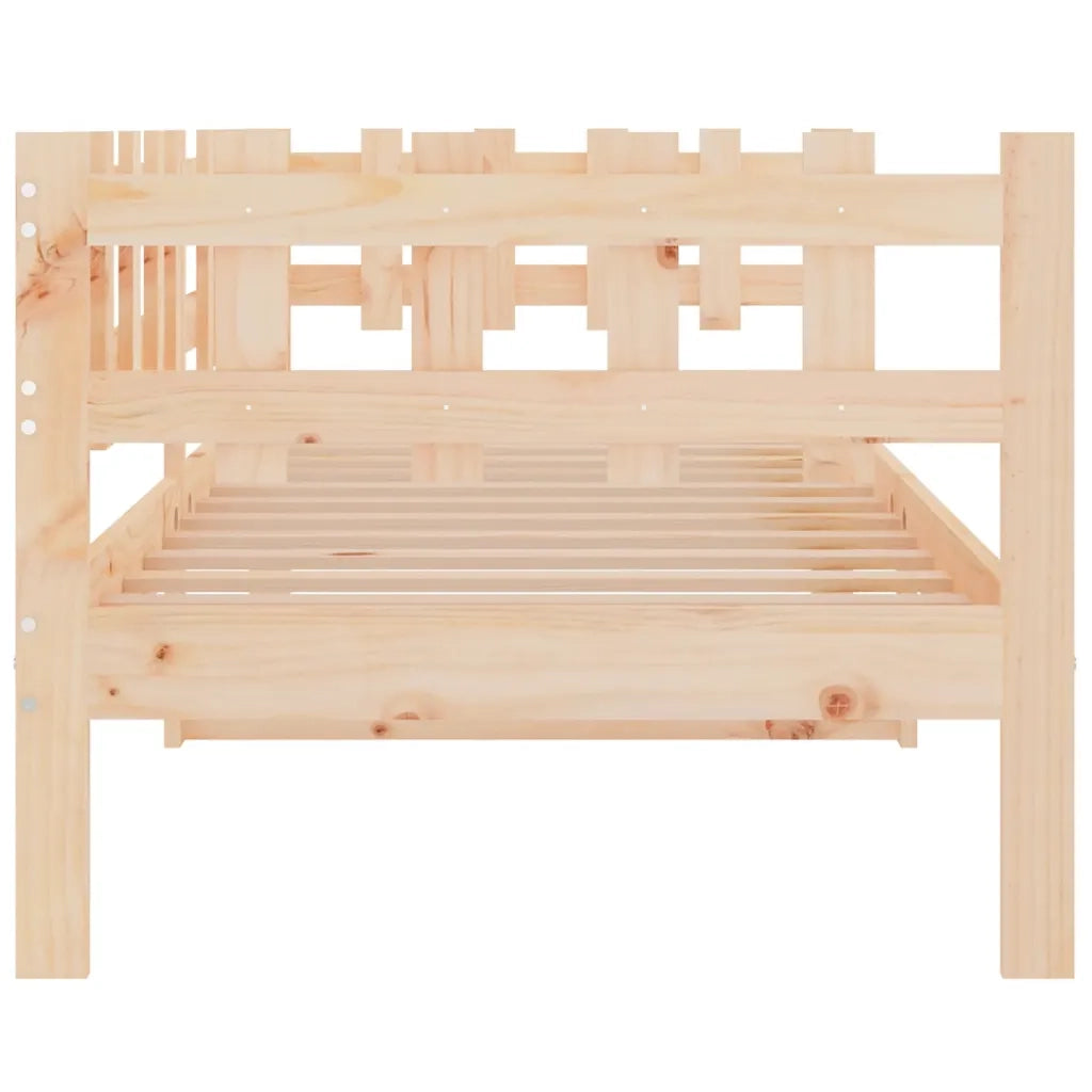 Dormeuse senza Materasso 90x200 cm in Legno Massello di Pino 820756