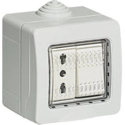 Kit Presa Bipasso Con Deviatotore In Custodia Ip55 2 Mod - Bticino
