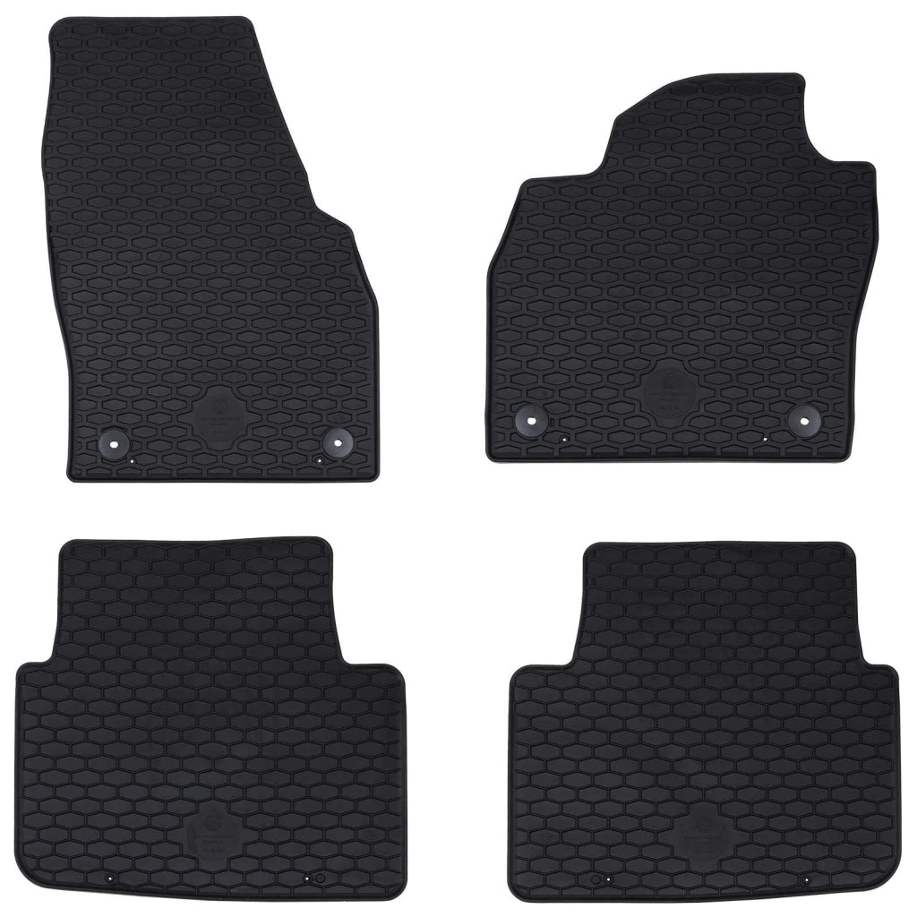 Tappetino per Auto 4 pz Nero adatto per KAMIQ 2019- Gomma CFW4776724