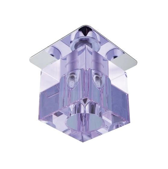 Faretto da incasso SK-18 1xG4 20W cromato viola Candellux