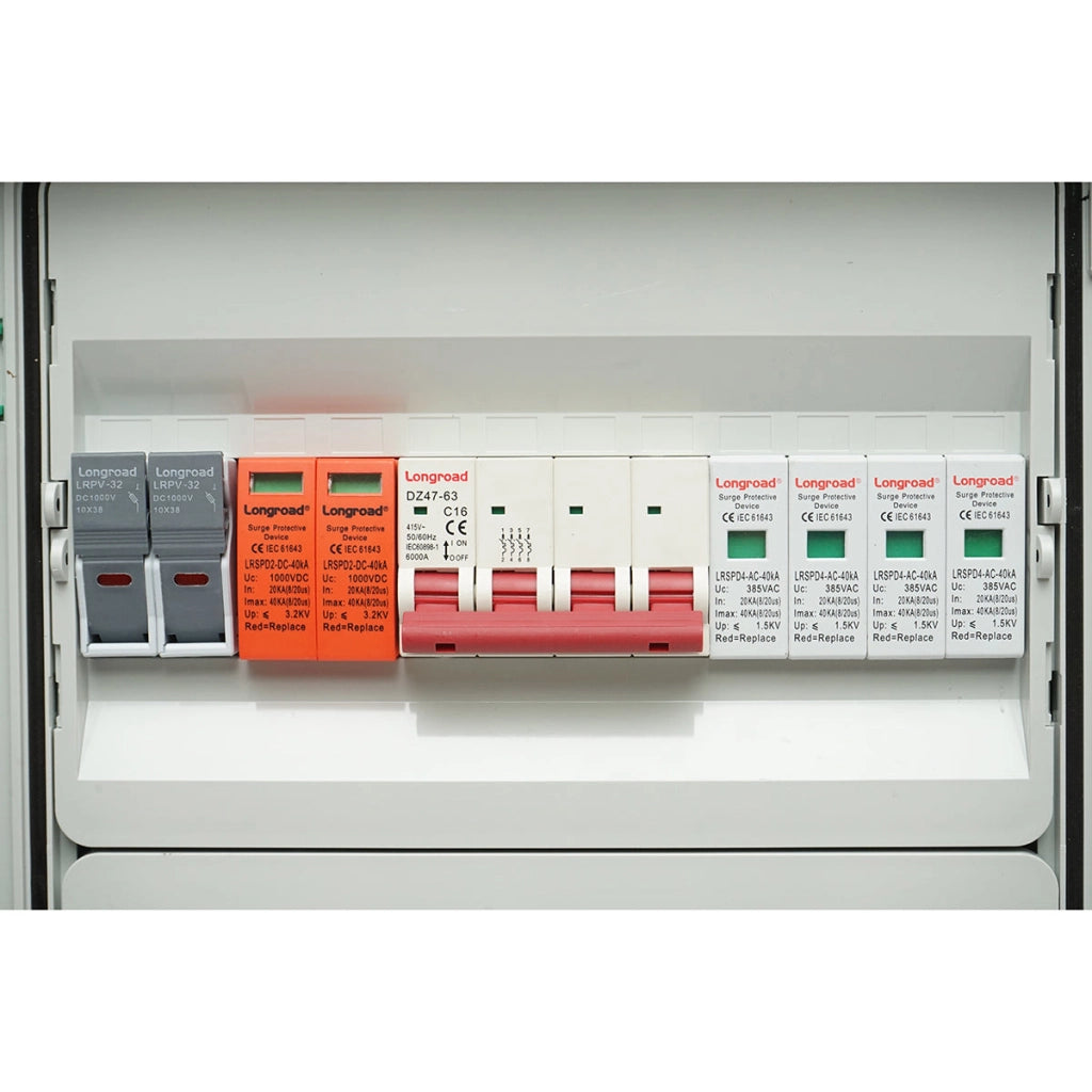 Pannello fusibile dotato di CC/CA per sistema 380V 5-10KW con inverter ON/OFF Grid prosumer
