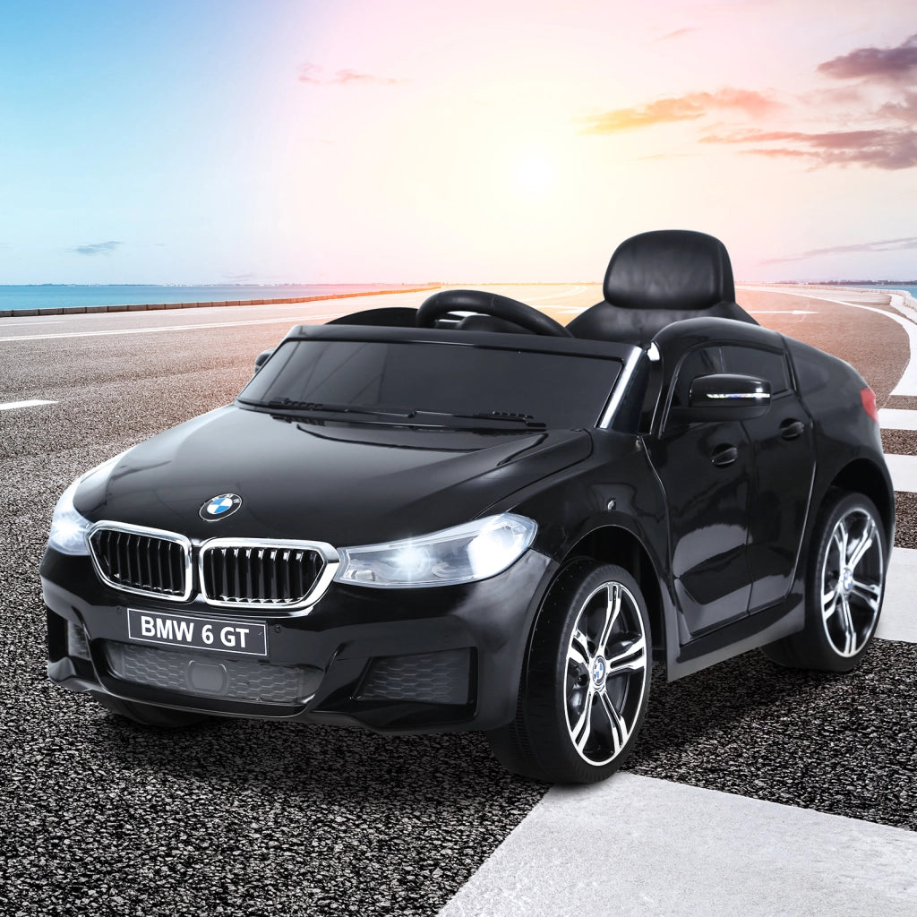 Auto elettrica per bambini BMW 6 GT ¨C zephmum ¨C 6V 3Km/h nero con telecomando