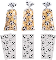 Pacchi regalo per il calcio con 100 pezzi di nodi a spirale argentati per decorare i pacchi di regalo del calcio