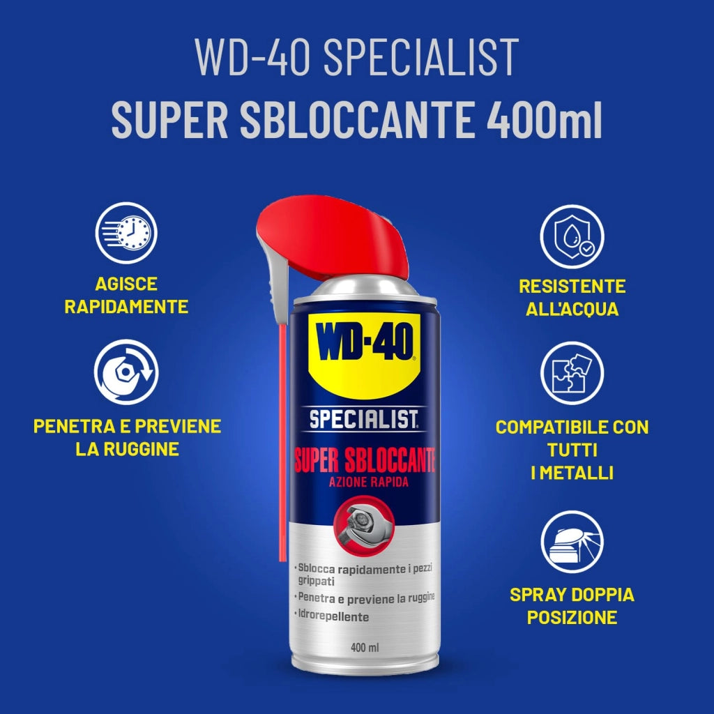 Super Sbloccante ad Azione Rapida Wd 40 400 ml