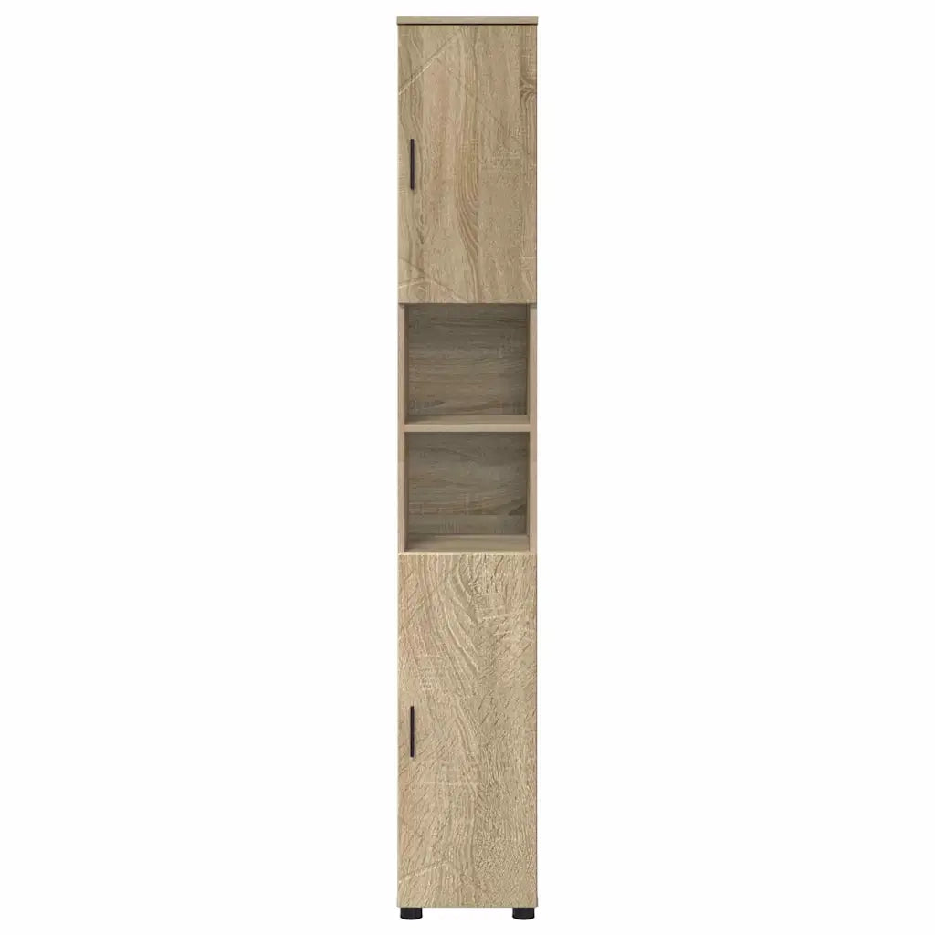 Mobile da Bagno con porta Rovere Sonoma 30 x 35 x 192 cm 883336