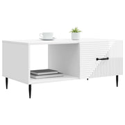 Tavolino da salotto | Tavolino da caff¨¨ | Tavolino da Soggiorno Bianco Lucido 90 x 50 x 40 cm