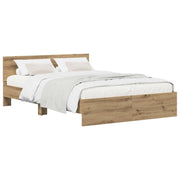 Struttura letto con testata Rovere Artigianale 135 x 190 cm 3445784