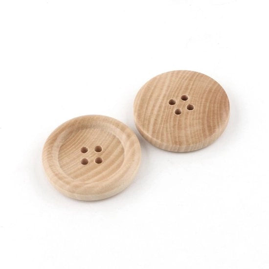 Knoppiature in Legno 40 Pezzi - Knoppiature Naturali - Knoppiature per Saldatura - Knoppiature per Abbigliamento - Knoppiature per Attività Ricreative - Dimensioni 11,5/12,5/15/18/20/23/25/30 mm