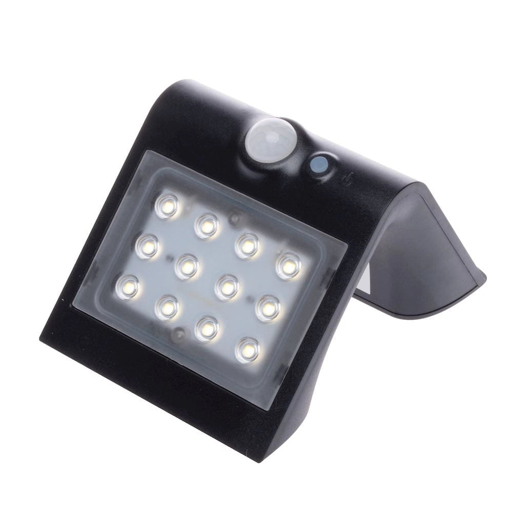 Faretto solare LED 1,5W 4000K sensore IP65 EKO3867