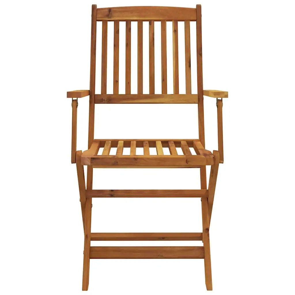 Set da Pranzo da Giardino 9 pz Pieghevole in Massello di Acacia cod mxl 43616