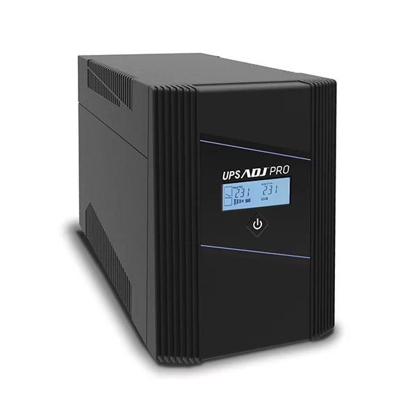 Ups 1,5 kva desktop line int.pro series 4*iec+2*iec prot lcd bk adj - 650-01501