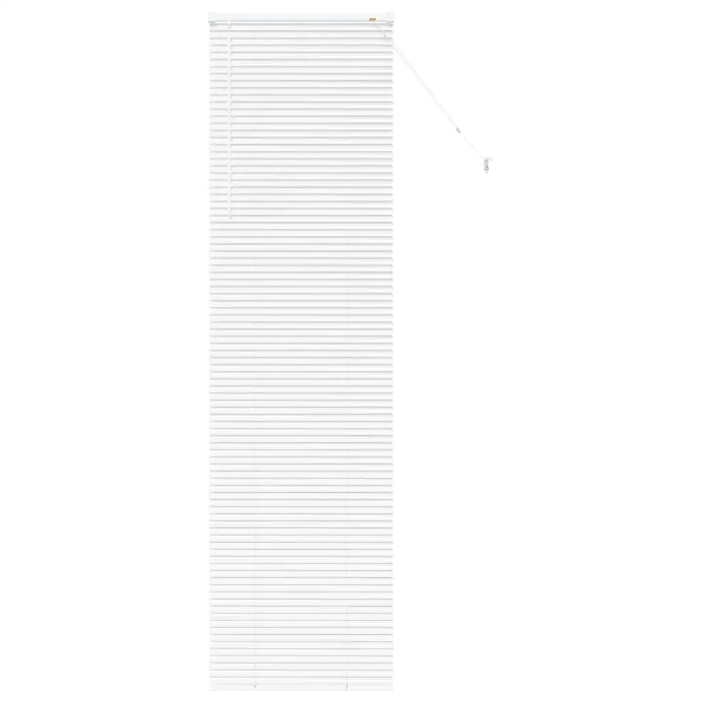 vidaXL Tenda per Finestra con tende Manuale Bianco Alluminio