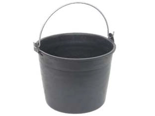 SECCHIO AGRICOLO TONDO PER RACCOLTA- - capacitÃE lt.16, ÃE¸ cm.34x24h. - 5 pezzi STEFANPLAST
