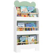 Libreria per Bambini con Orsetti ¨C zephmum ¨C Verde 55x15x110 cm