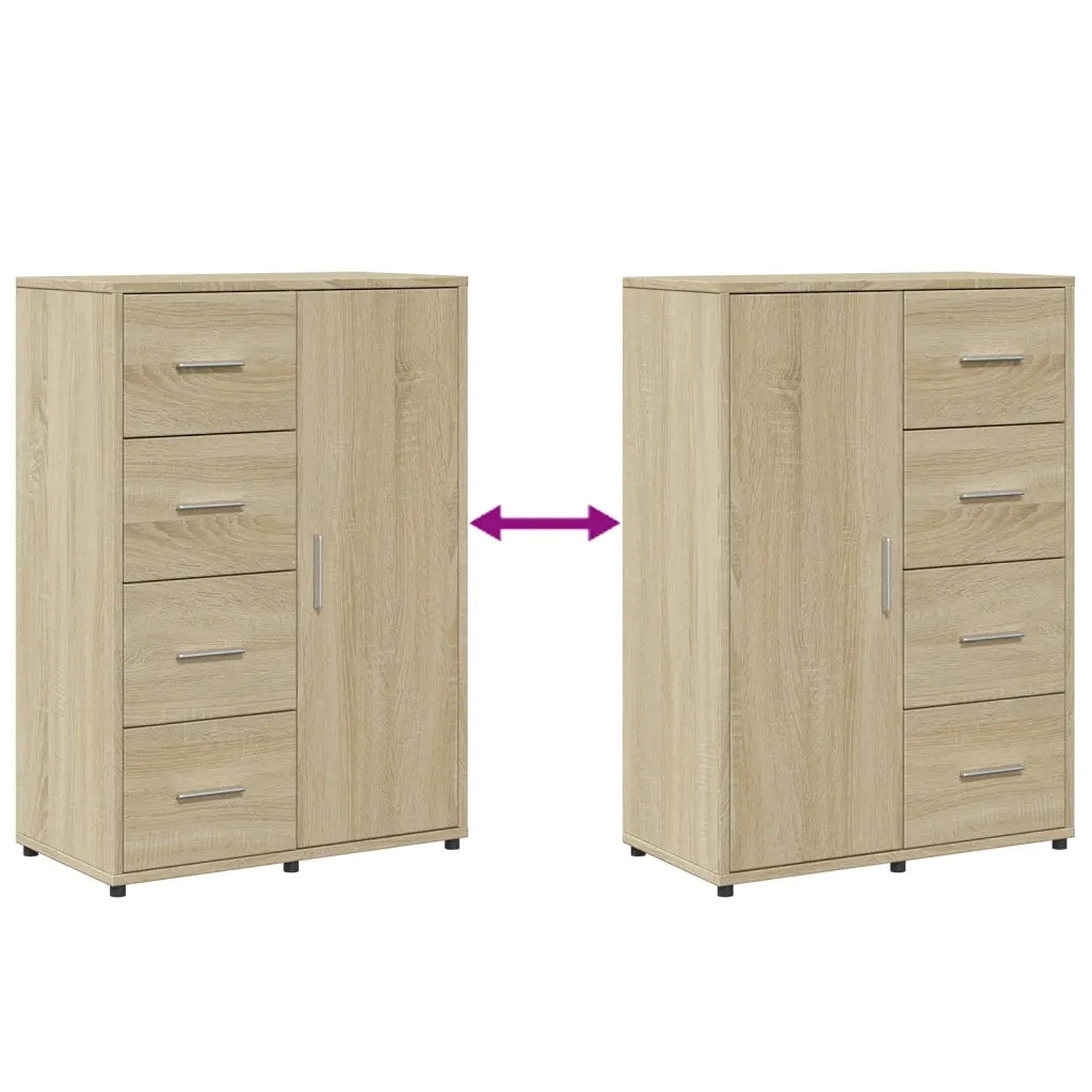Credenza-Buffet-Armadio da cucina Rovere Sonoma 60x31x84 cm in Legno Multistrato