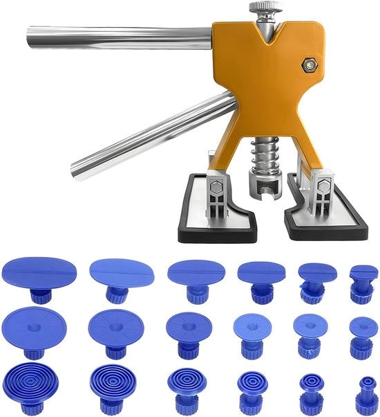Kit di riparazione auto, set di riparazione buchi per auto con strisce di rimozione buchi adesive, set di riparazione buchi per autogomma e danni da grandine, per carrozzeria motocicletta