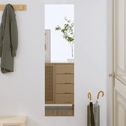 Specchio da Parete-Specchio a Muro-Specchio Decorativo 30x100 cm Vetro Rettangolare