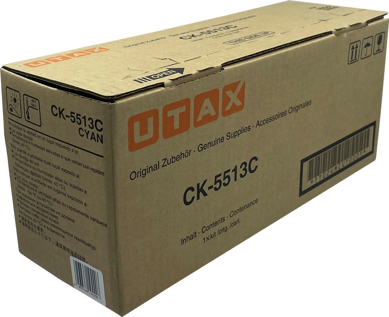 ORIGINAL Utax toner ciano CK-5513C 1T02VMCUT0 ~6000 Seiten